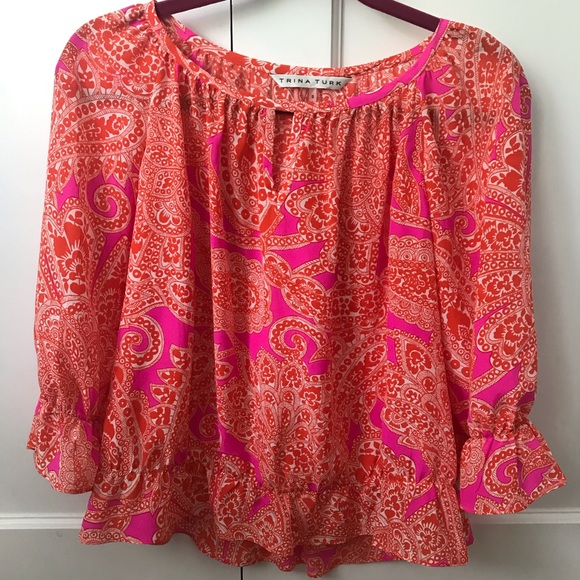 Trina Turk Tops - Trina Turk paisley top